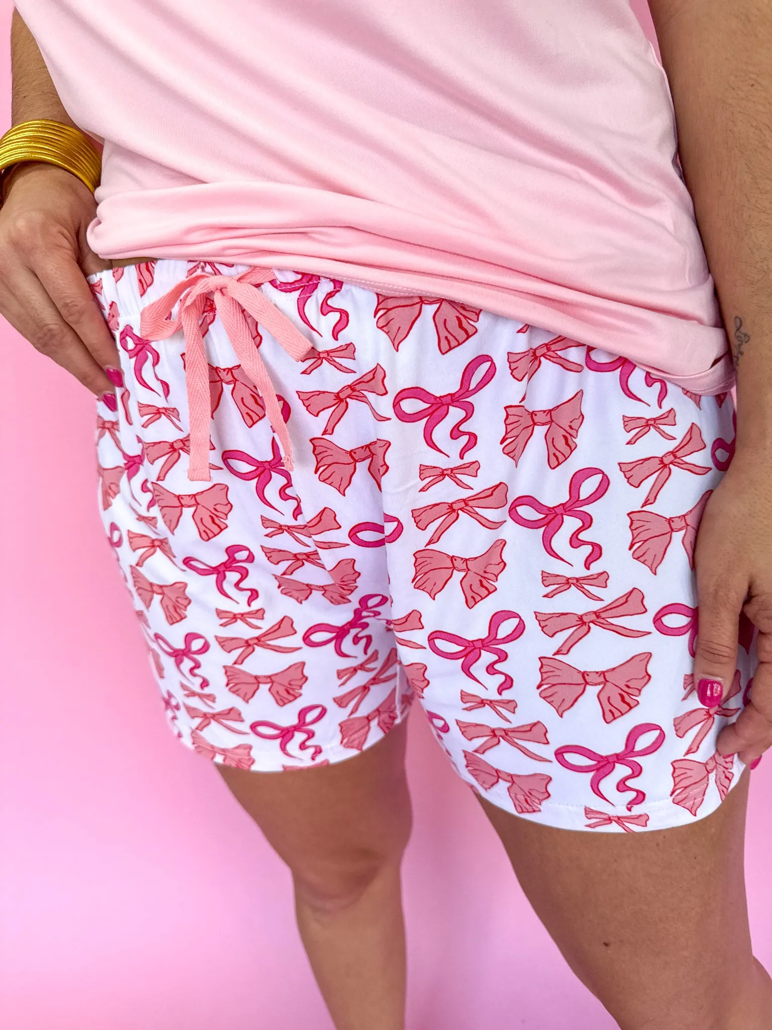 Sutton Bow Sleep Shorts