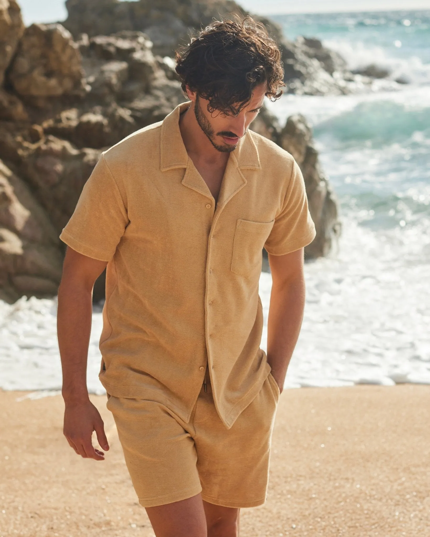 Terry Shorts Caramel