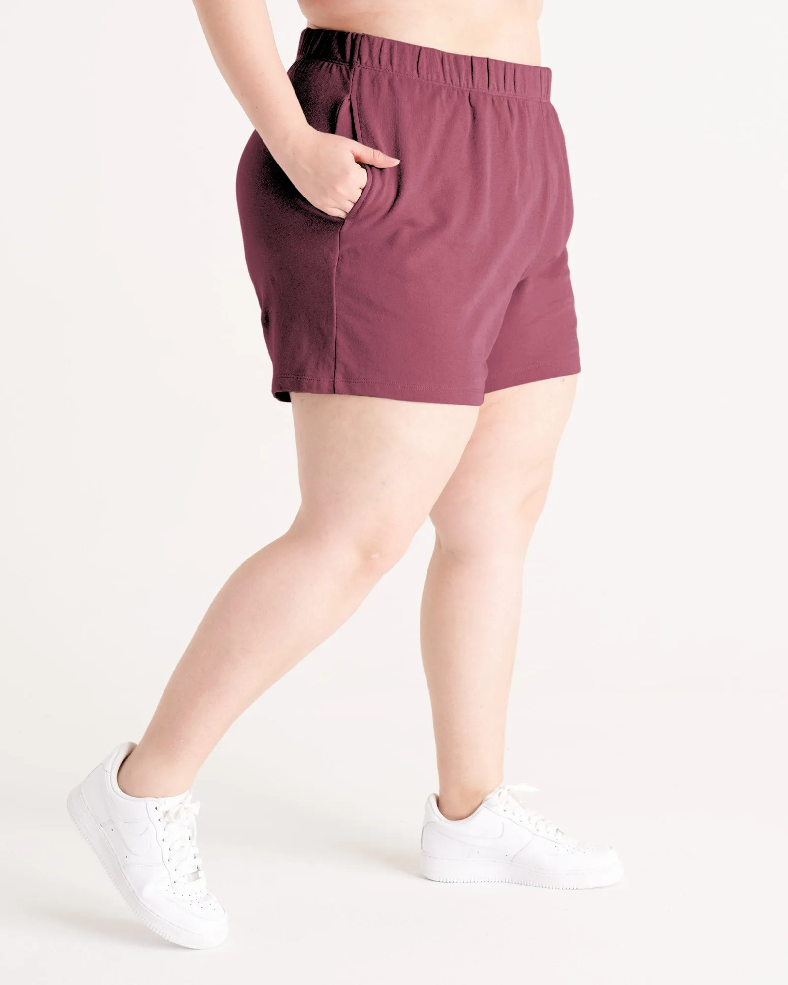 The Sweat Short | Plum