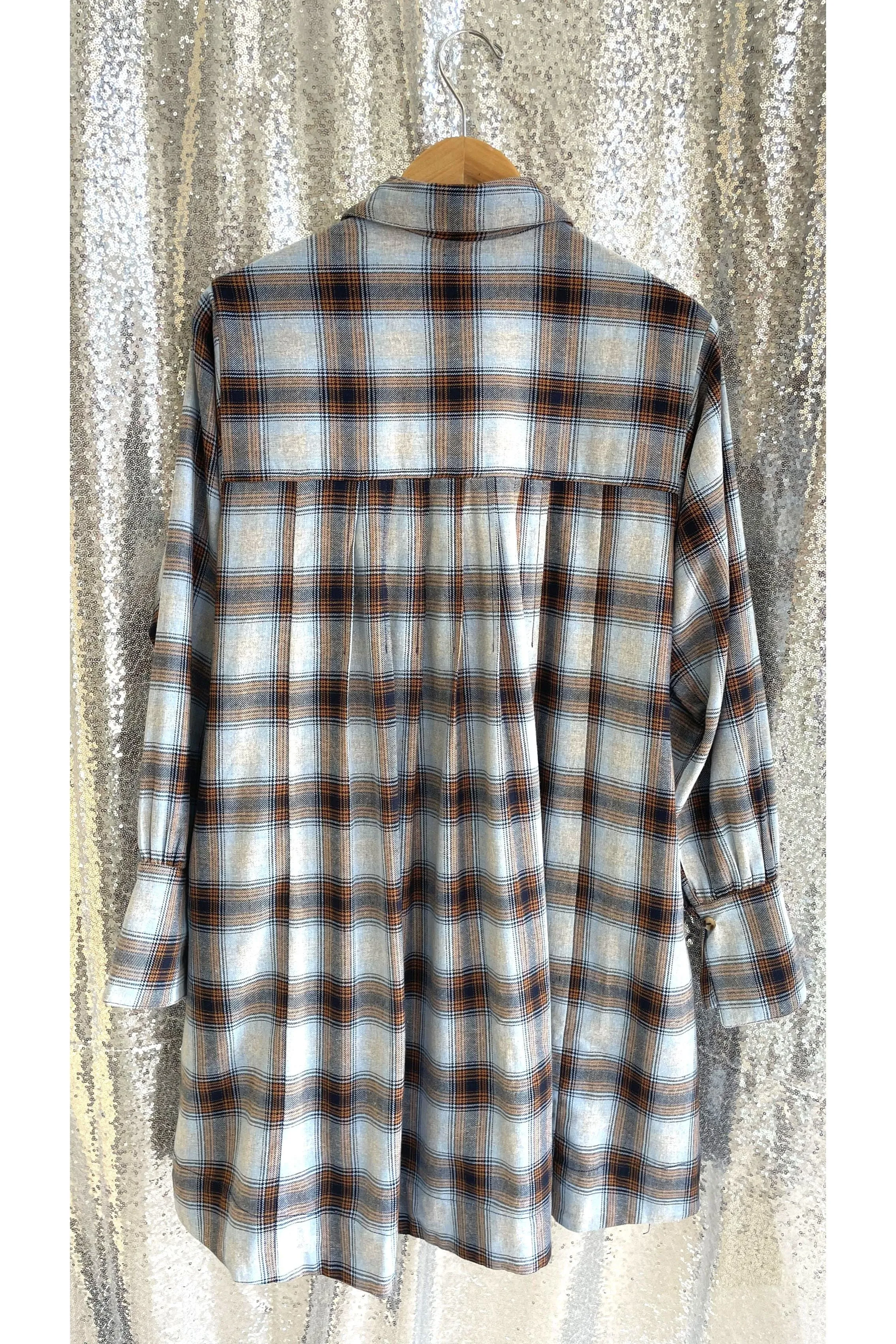 Tucked and Plaid Dress