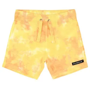 Villervalla Relaxed Shorts - Tie Dye Mandarin / Lemon