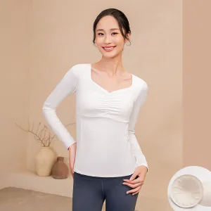 Yoga Tops Autumn Long Sleeves with Chest Pads Niche High-end Yoga Clothes